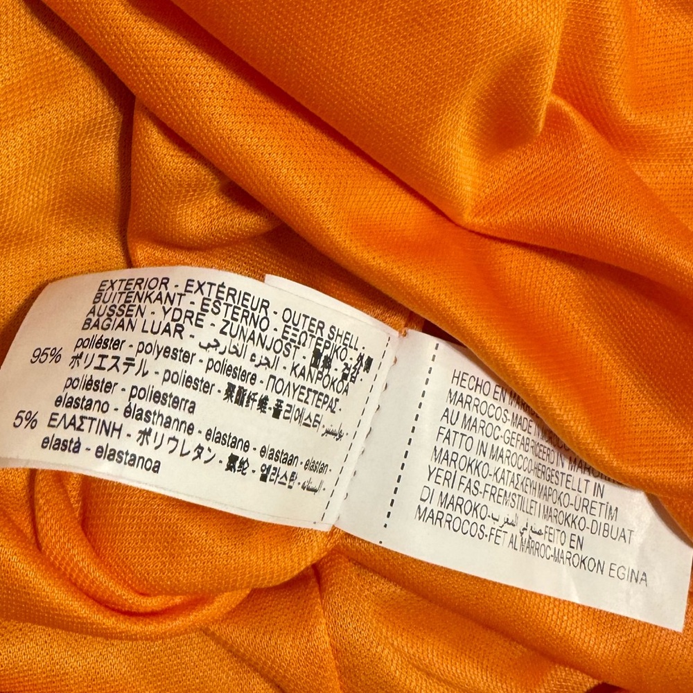 NWT Zara Strapless Ruched Underwire Midi Dress | XSmall | Orange - Picture 13 of 13